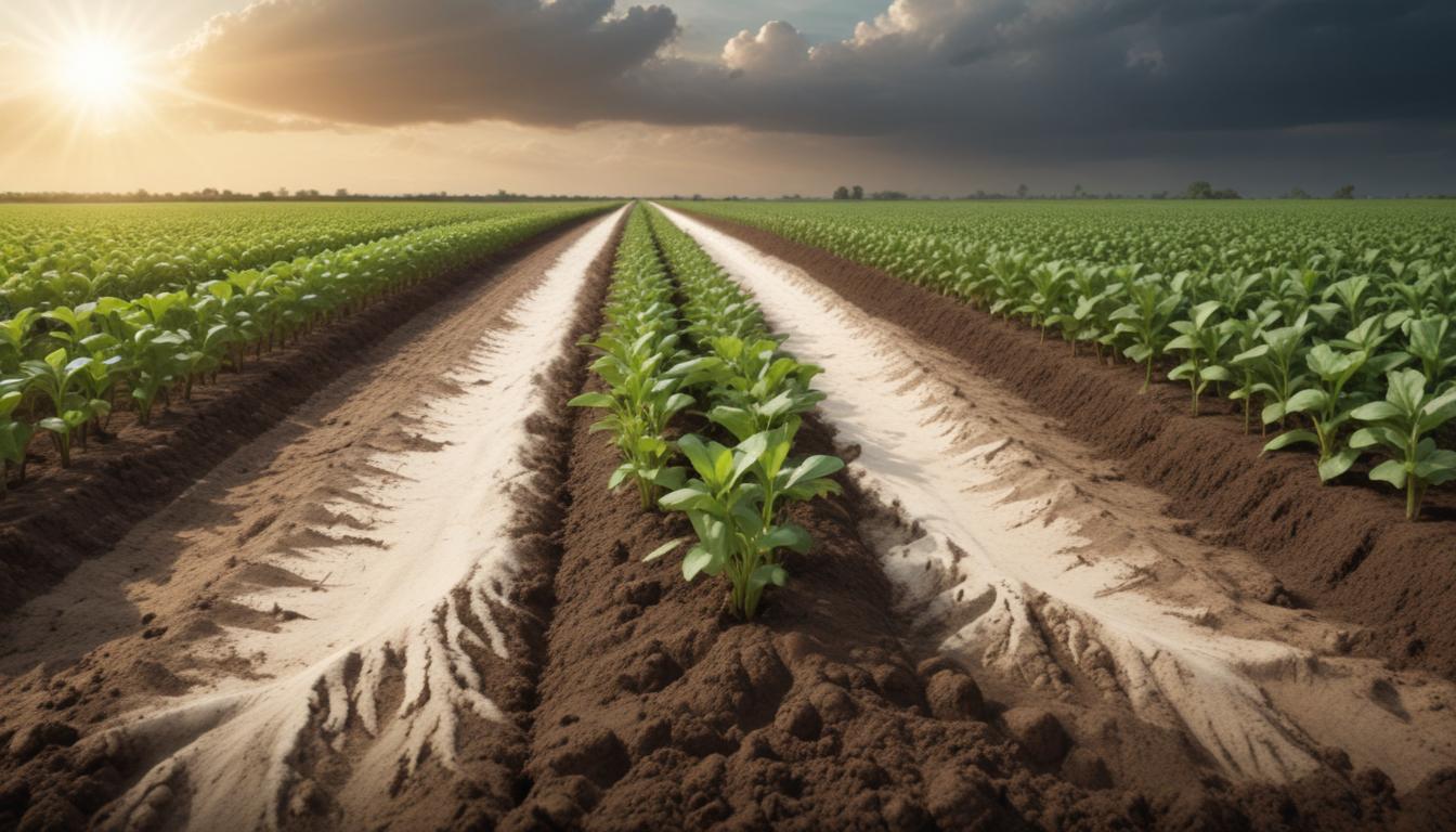 Como o gesso agrícola ajuda a aprofundar raízes e proteger a lavoura contra o veranico