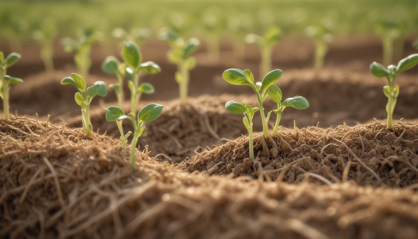 Como a Palhada de Plantas de Cobertura Protege o Solo contra a Erosão e Mantém a Umidade na Lavoura